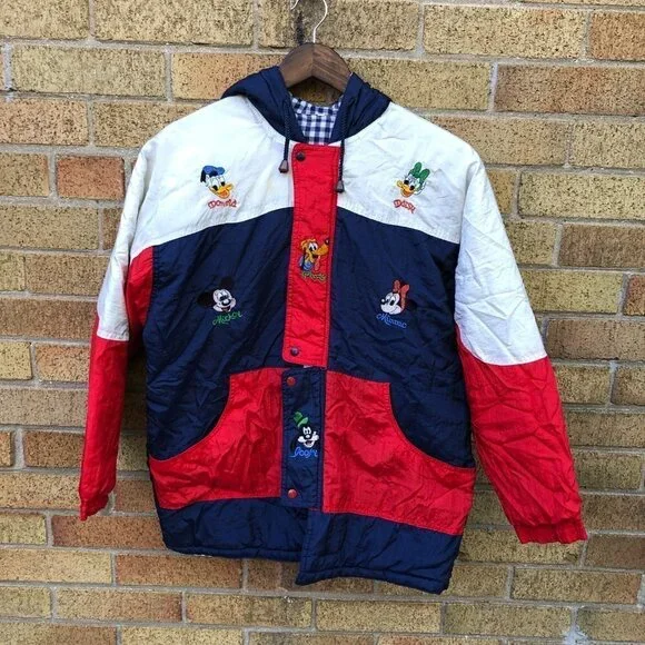 Vintage Hello Kitty X Disney Mickey Mouse Embroidered Reversible Jacket - Picture 10 of 16